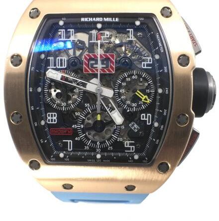 Review Richard Mille Replica RM 011 Rose Gold Felipe Massa Flyback Chronograph watch - Click Image to Close